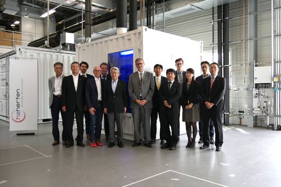 Japanische Delegation besucht Anwenderzentrum auf Zeche Ewald