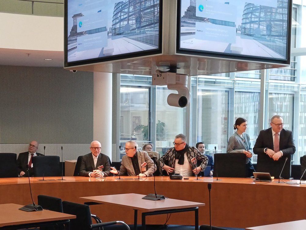 Fred Toplak zum Austausch in Berlin