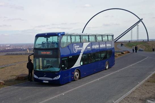 Mit dem Doppeldeckerbus durch Herten und auf die Halde (Foto: Unternehmen Ruhrgebiet Stadtrundfahrten)