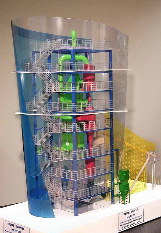 Blue Tower - Modell