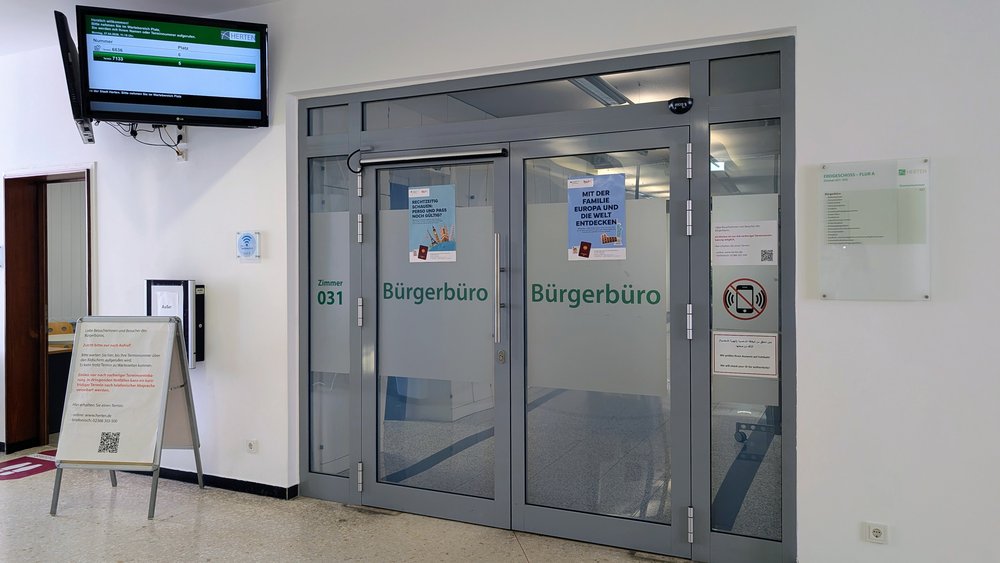 Bürgerbüro der Stadt Herten