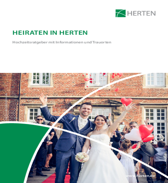 Trauorte, wichtige Informationen und eine Hochzeits-Checkliste – Das bietet die neue Hochzeitsbroschüre der Stadt Herten.