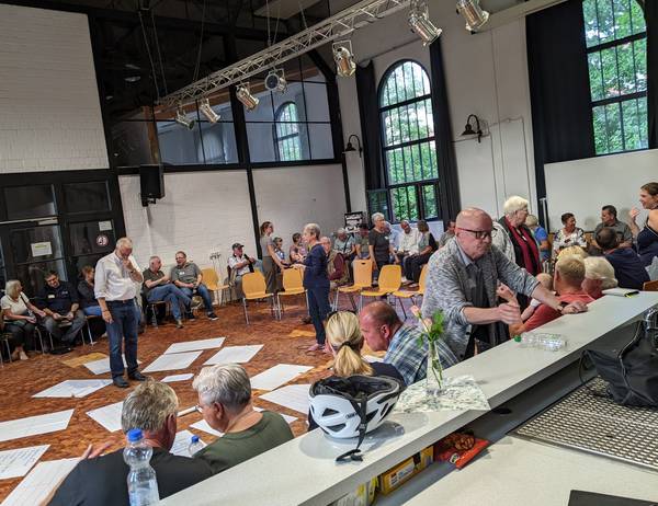 Rund 80 Personen diskutierten bei der Bezirkskonferenz in der Zeche Scherlebeck darüber, was dem Hertener Stadtbezirk Nord guttun kann.