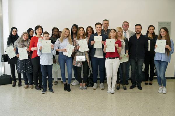 Die Stadt Herten bürgerte 20 Personen ein.