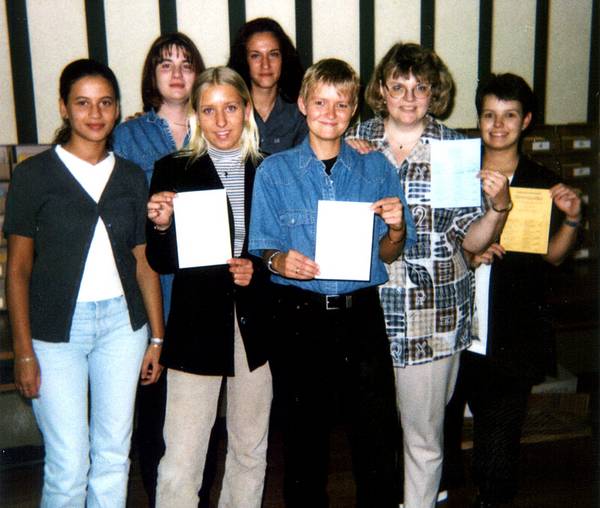 Kommunalwahl 1999: Team Briefwahlbüro (08/99)
