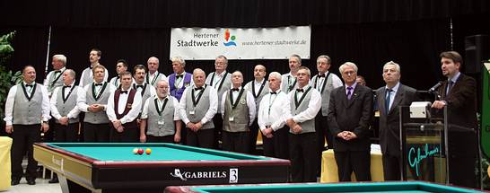 Billard-EM - Begrüßung durch den Bürgermeister Billard-EM - Begrüßung durch den Bürgermeister
