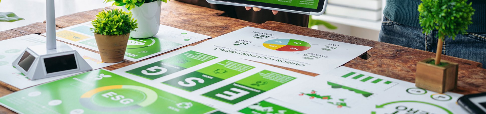 Nahaufnahme auf Berichte eines Umweltprojektes Nahaufnahme auf Berichte eines Umweltprojektes