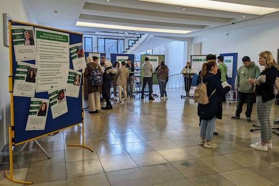Beim „Tag der Ausbildung“ konnten sich die Teilnehmenden auch im Rathaus über die verschiedenen Ausbildungen bei der Stadt informieren (Foto: Stadt Herten).