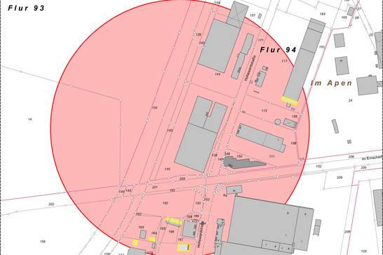 An der Hohewardstraße ist am Dienstag, 24. August, eine alte Fliegerbombe entdeckt worden. Es wird ein Umkreis von 250 Metern evakuiert.
