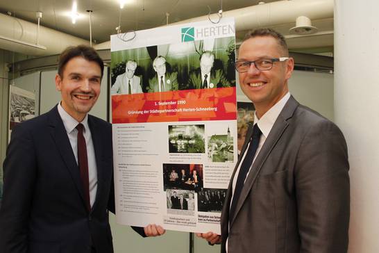 Jubiläum 25 Jahre Herten-Schneeberg / Europawochenende - Ausstellungseröffnung Jubiläum 25 Jahre Herten-Schneeberg / Europawochenende - Ausstellungseröffnung