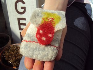 Kleine Filztasche