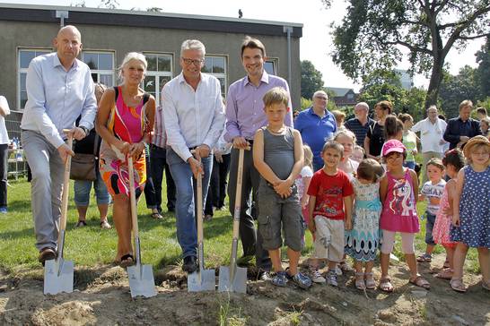 Spatenstich Familienzentrum Sternschnuppe