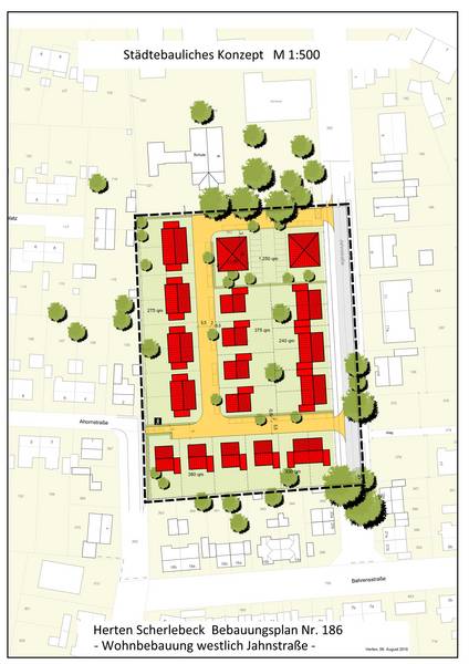 Städtebauliches Konzept / Scherlebeck Bebauungsplan Nr. 186