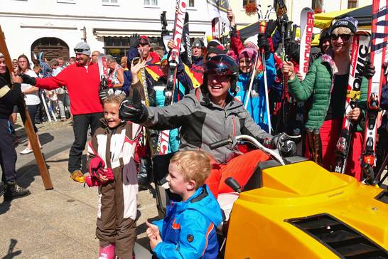 Ein weiterer Höhepunkt des Festprogramms zum 521. Bergstreittags in Schneeberg war die Bürgermeister-Wette, 