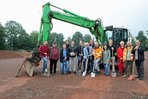 Spatenstich Sportanlage Bertlich