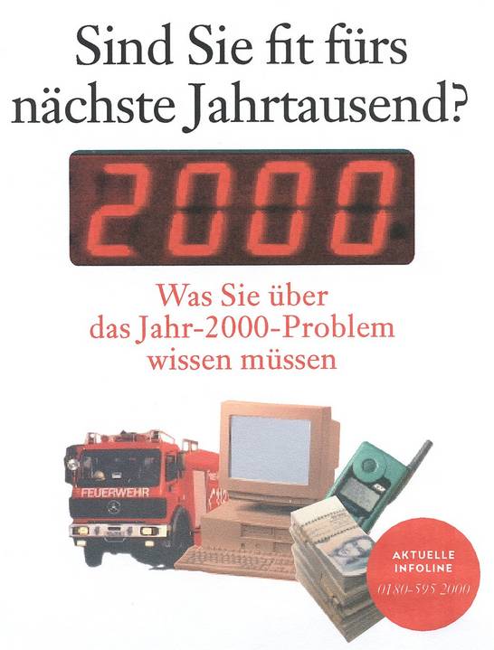 Broschüre "Jahr-2000-Problem" (12/99)
