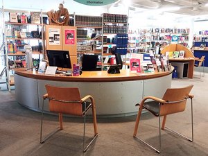 Lerncenter Informationstheke in der Stadtbibliothek in Herten