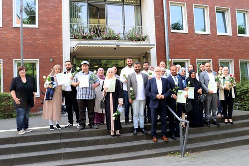 Einbürgerungsfeier im Juni 2024