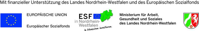 Logos der Fördergeber des Europäischen Sozialfonds
